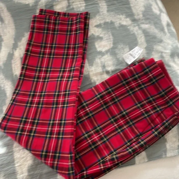 J crew mercantile tartan plaid pants EUC size 6 - Picture 5 of 9
